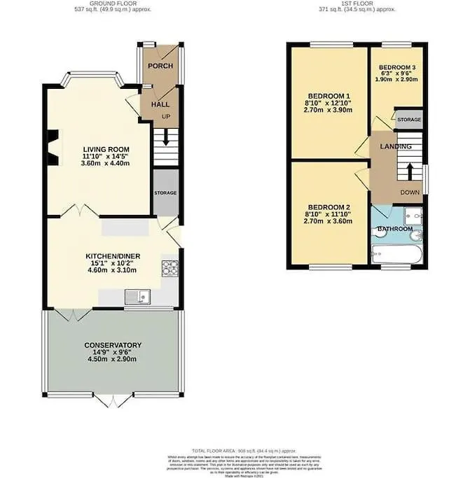 別荘 Homely Detached 3 Bedroom House Near Sheffield ロザーハム